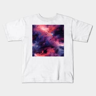 Van Gogh Starry Night Outer Space Pattern 22 Kids T-Shirt